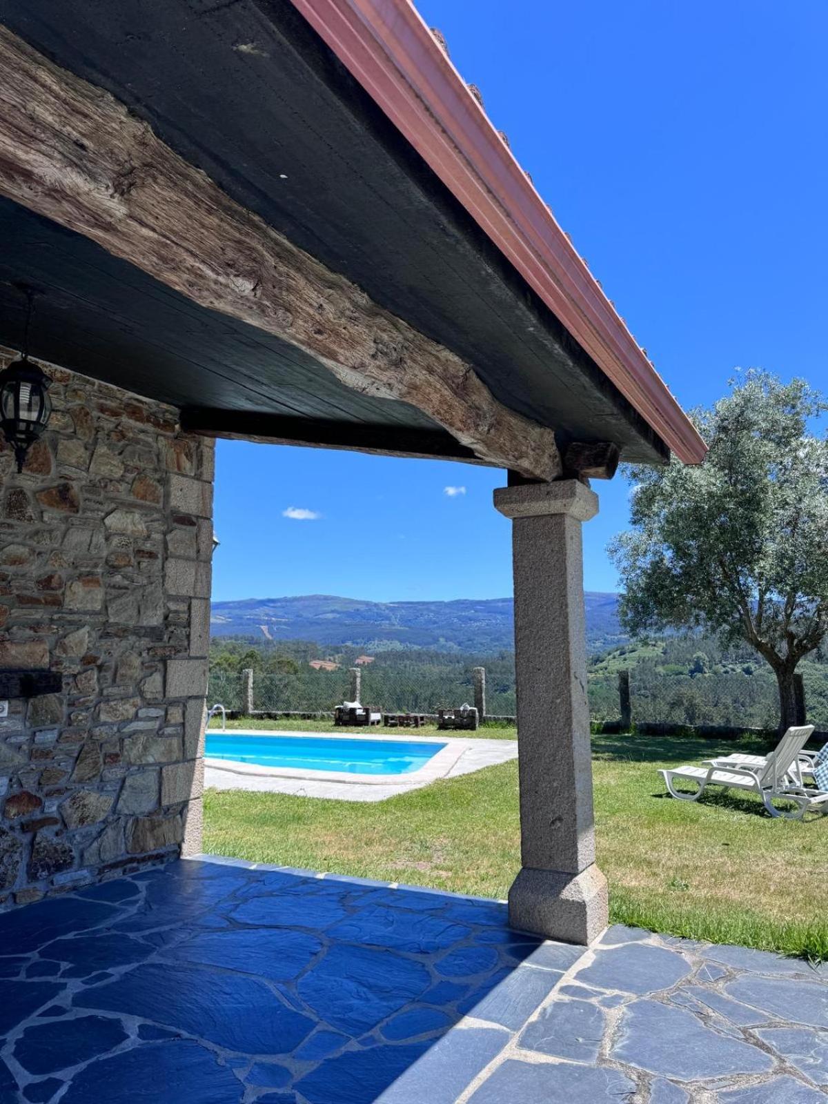 Casa 2 Habitaciones Con Piscina Y Cenador Al Aire Libre Ποντεβέντρα Εξωτερικό φωτογραφία